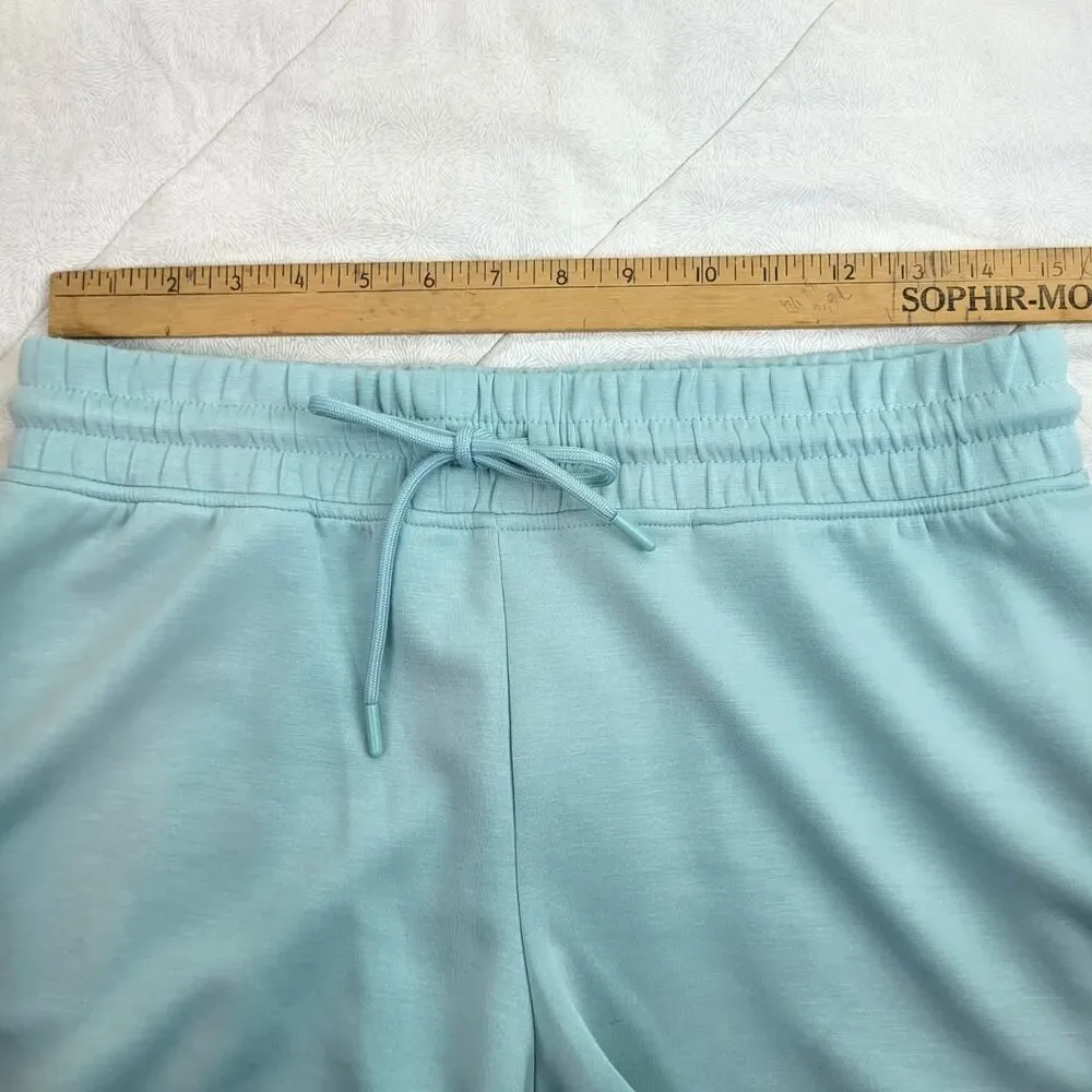 Velocity Active Ocean Breeze Light Blue Casual shorts elastic waist pockets M - Picture 3 of 8